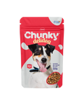 Chunky Delidog trozos de carne de res - Pouche