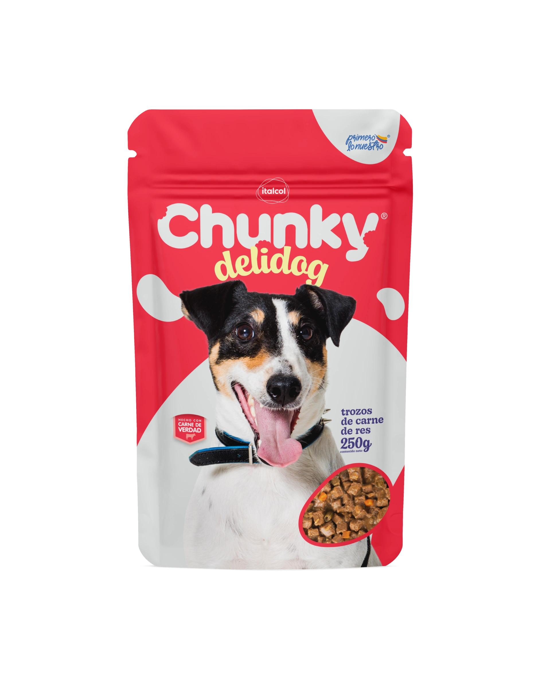 Chunky Delidog trozos de carne de res - Pouche
