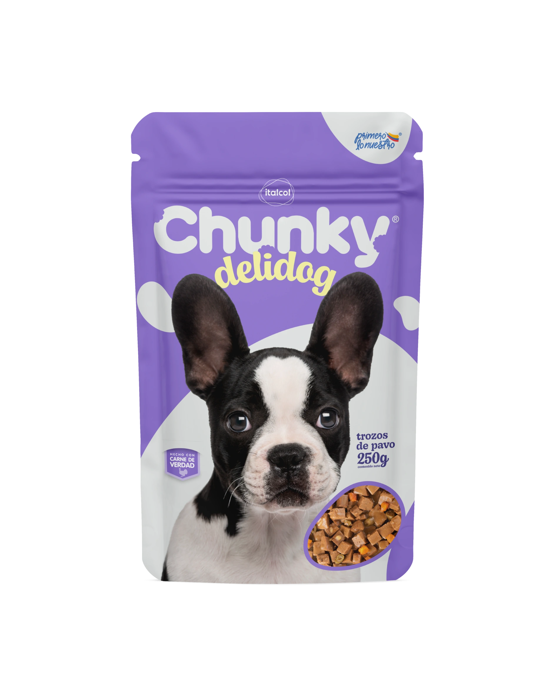 Chunky Delidog trozos de pavo - Pouche