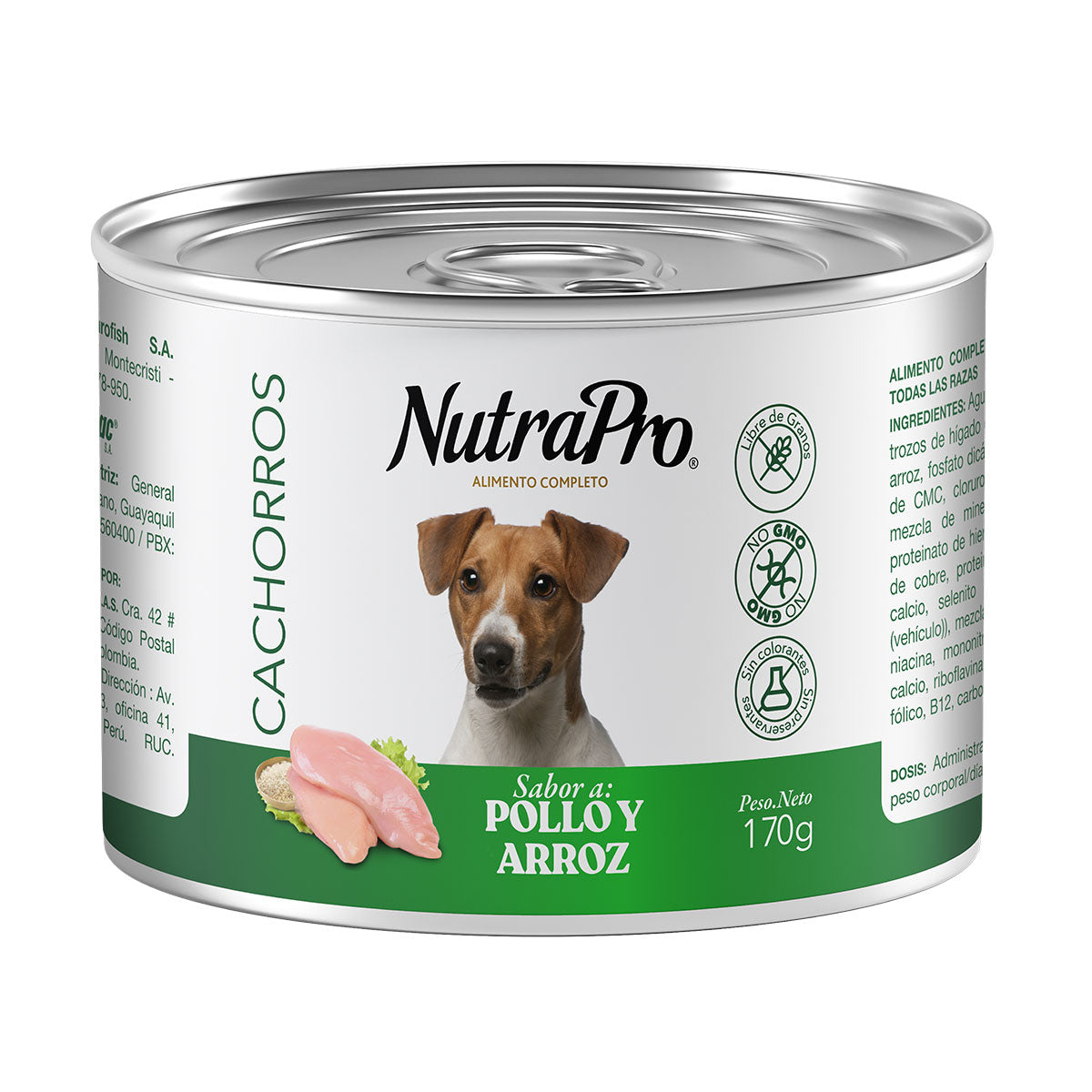 NutraPro Cachorro Pollo y Arroz (Lata)
